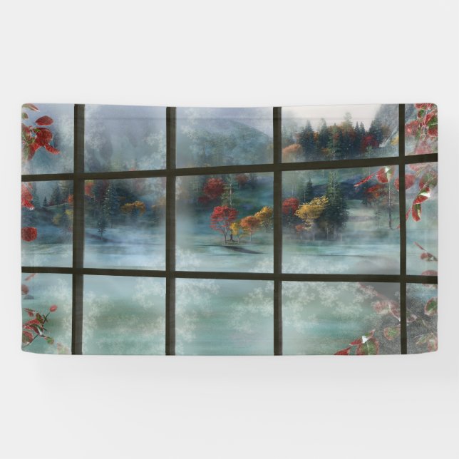 Bannière de gel d'automne Cwm (Horizontal)