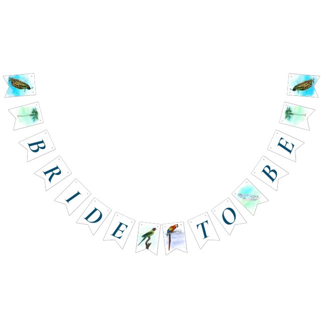 Bannière de guirlande de Baby Shower Vintage Birds (Tout)