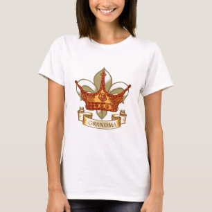 Bannière de la Couronne Reine Grand-mère T-shirt