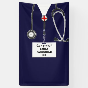 Bannière de la fête de l'infirmière