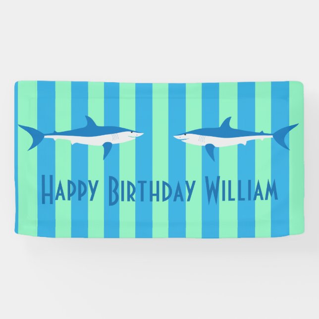 Bannière de la fête des requins (Horizontal)