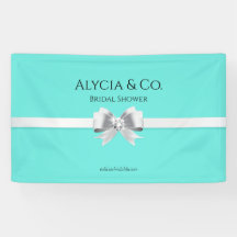 Bannière de la mariée et de la société Turquoise /