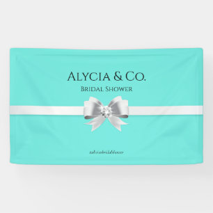 Bannière de la mariée et de la société Turquoise /