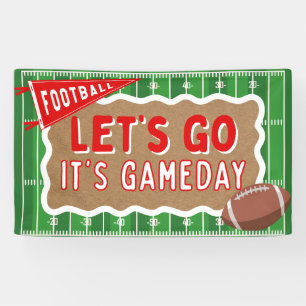Bannière de la partie de football de Gameday