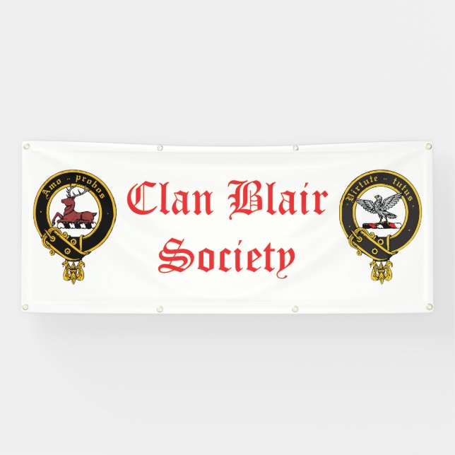 Bannière de la société Clan Blair (Horizontal)