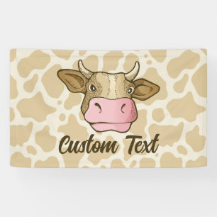 Bannière de la tête de vache