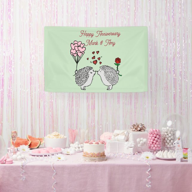 Bannière de l'anniversaire de la haie (Fête)