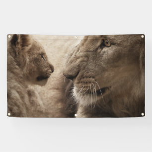 Bannière de LION ET de CUB