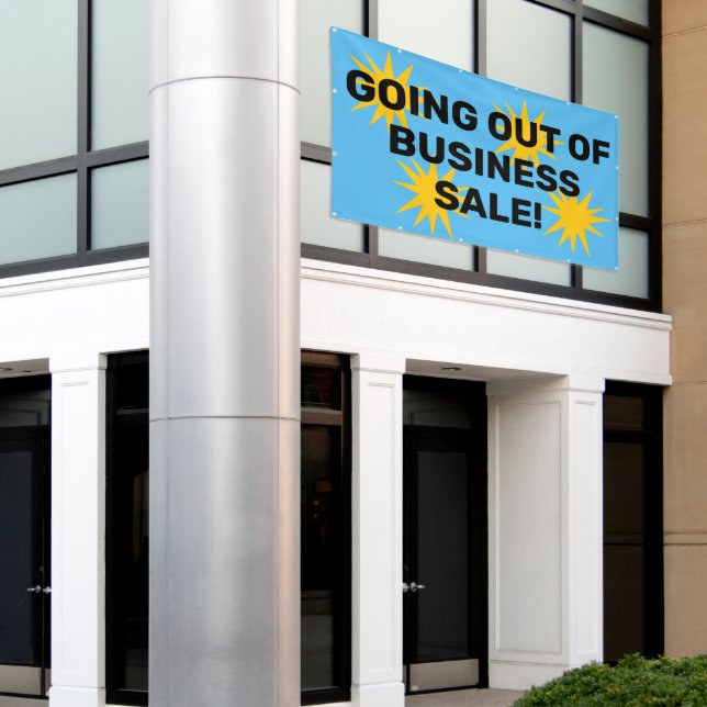 Bannière de liquidation de stock (Bâtiment extérieur)