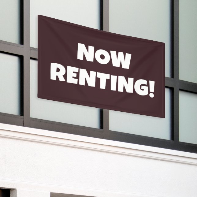 Bannière de location actuelle (Bâtiment extérieur)