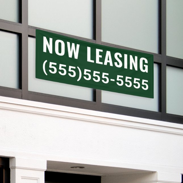 Bannière de location personnalisée maintenant (Bâtiment extérieur)