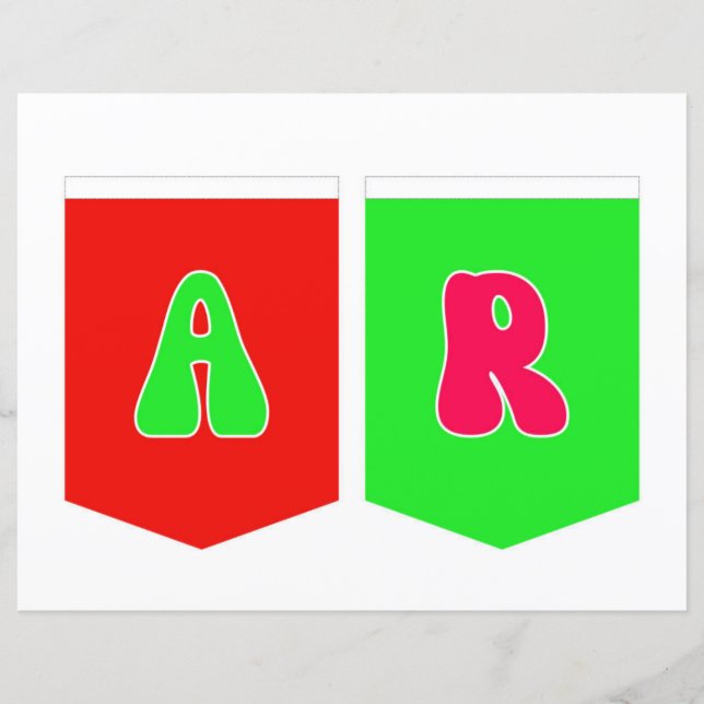 Bannière de Maligayang Kaarawan AR (Devant)