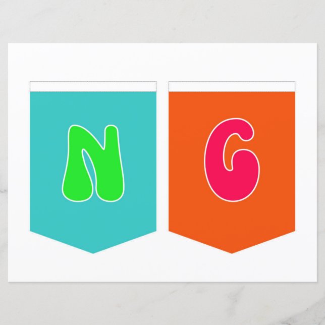 Bannière de Maligayang Kaarawan NG (Devant)