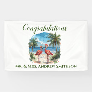 Bannière de mariage d'anniversaire de mariage de f
