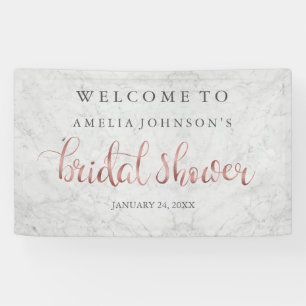 Bannière de mariage pour la fête de la mariée en m