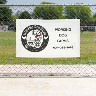 bannière de monogramme de logo d'entreprise person