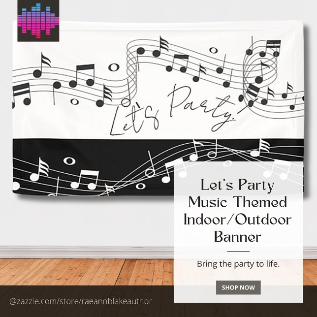 Bannière de musique pour faire la fête, à l'intéri (Créateur téléchargé)