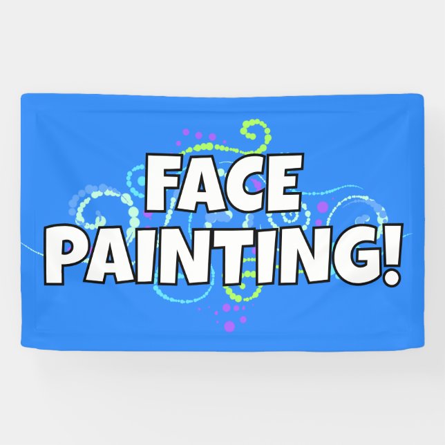 Bannière de peinture faciale (Horizontal)