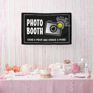 Bannière de photomaton personnalisée pour mariage