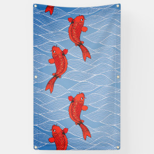 Bannière de POISSONS de la TAPISSERIE KOI