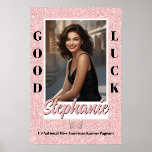 Bannière de porte de concours personnalisée Poster