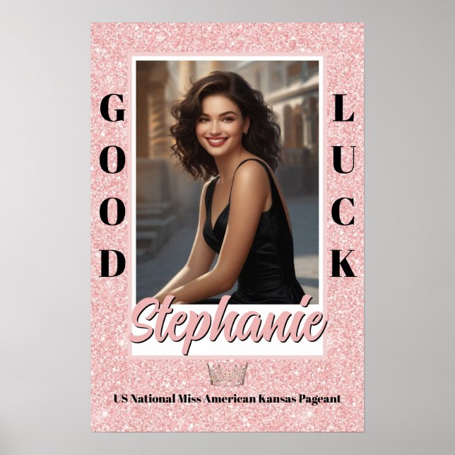Bannière de porte de concours personnalisée Poster (Devant)