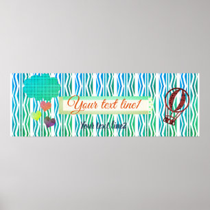 Bannière de Poster pour Chambre d'Enfants Baby Sho