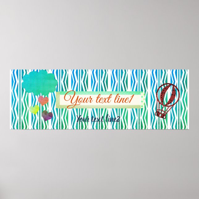 Bannière de Poster pour Chambre d'Enfants Baby Sho (Devant)