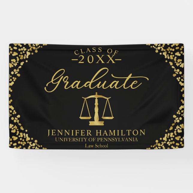 Bannière de remise des diplômes de faculté de droi (Horizontal)