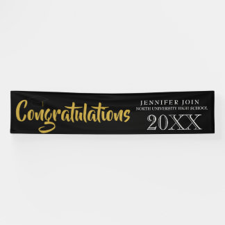 Bannière de remise des diplômes de la promotion 20