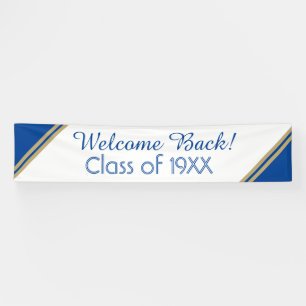 Bannière de réunion de la grande classe de retour