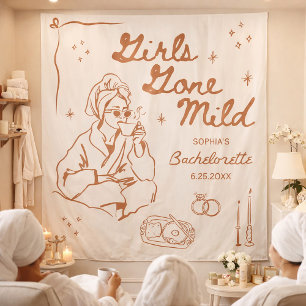 Bannière de tapisserie Girls Gone Mild pour enterr