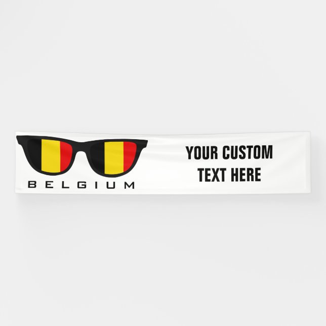 Bannière de texte et de couleur personnalisée des  (Horizontal)