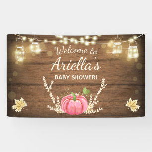 Bannière de toile de fond pour Baby Shower sur le 