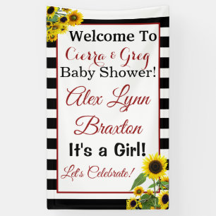 Bannière de tournesol