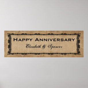 Bannière de type affiche Joyeux Anniversaire