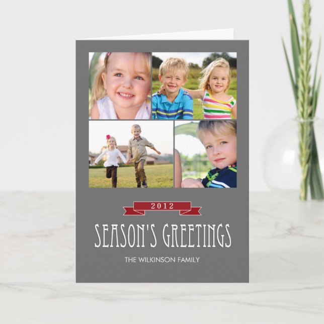 Bannière de vacances Carte photo de vacances (Devant)