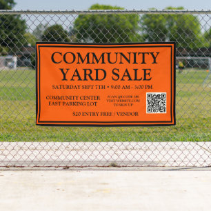 Bannière de vente de triage communautaire Bold Ora