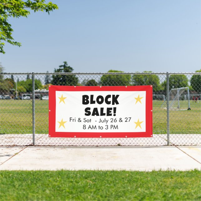 Bannière de vente en bloc (Insitu)