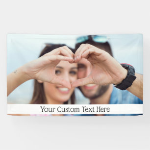 Bannière de VOTRE coutume de photo et de textes