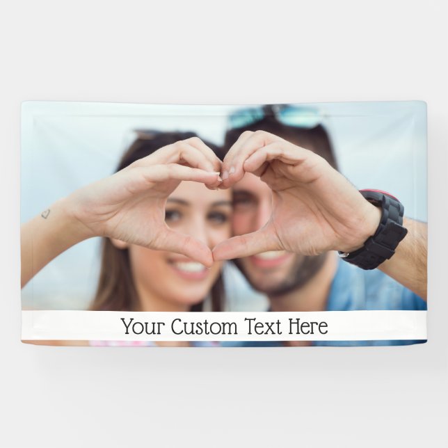 Bannière de VOTRE coutume de photo et de textes (Horizontal)