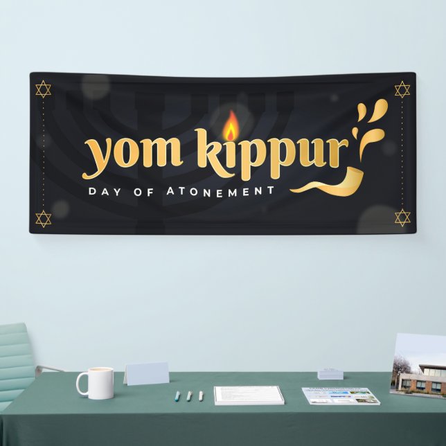 Bannière de Yom Kippour (Salon professionnel)