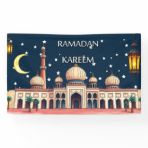 Bannière décorative Ramadan