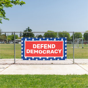 Bannière Défendre la démocratie