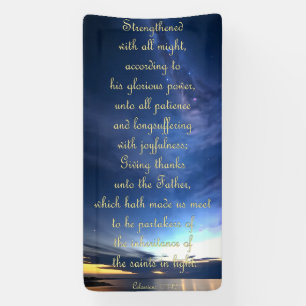 Bannière d'encouragement - Colossiens 1:11-12