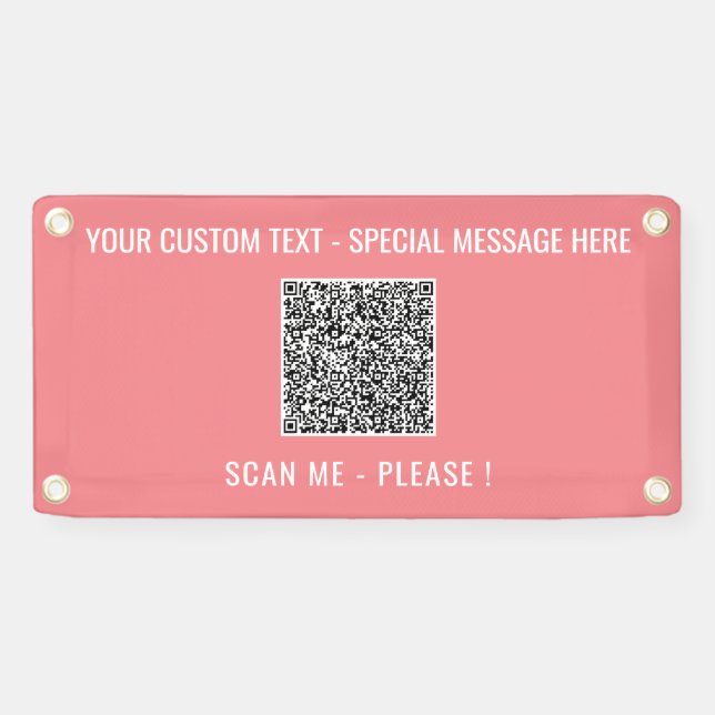 Bannière des couleurs de texte personnalisées pour (Horizontal)