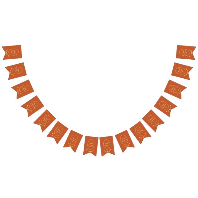 Bannière des drapeaux de Mariage Rose en terre cui (Tout)