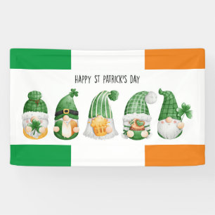 Bannière des Gnomes irlandais de la Saint Patrick