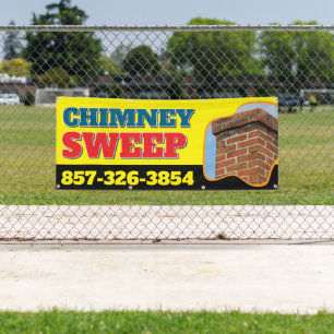 Bannière des services de balayage de Chimney