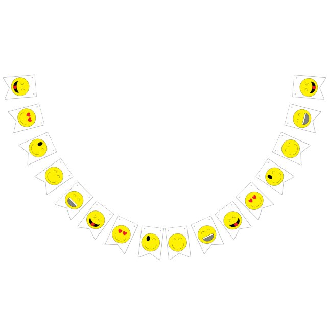 Bannière d'étamine de partie d'Emojis (Tout)